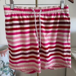 Bonobos Striped Swim Trunks – Pink / Red – 5" Inseam